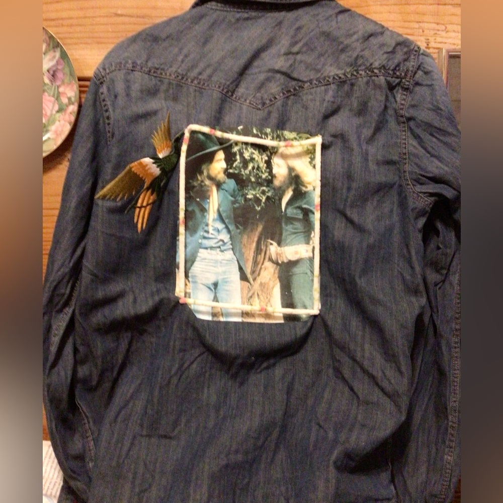 NEW ! upcycled Ruxpinsrags Denim Harrison Lennon